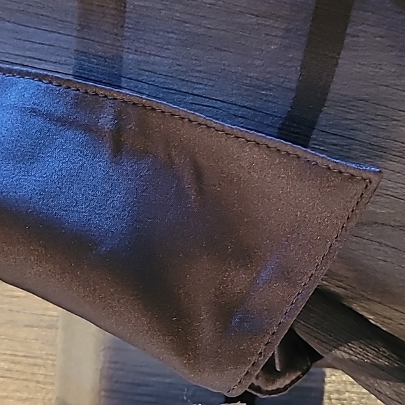 NWT Torrid Chiffon & Satin Long Sleeve Button up Deep Black - 4 - Picture 7 of 7